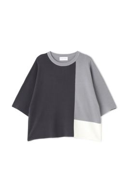 ◆カラーブロックプルオーバーニット（０７７２１７０４０７）