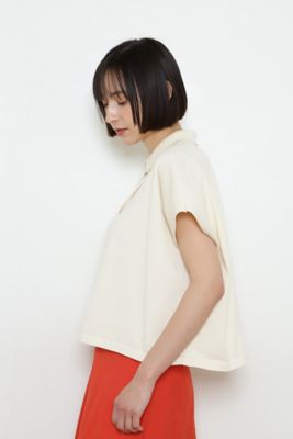 ◆衿付きボックスシルエットニット（０７７２１７０５０２）