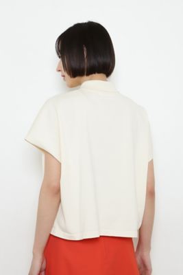 ◆衿付きボックスシルエットニット（０７７２１７０５０２）
