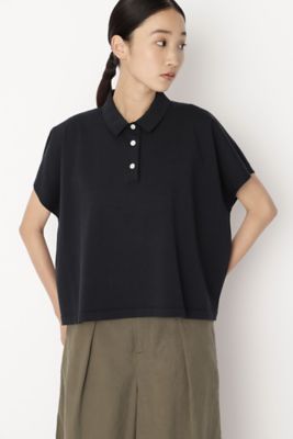 ◆衿付きボックスシルエットニット（０７７２１７０５０２）