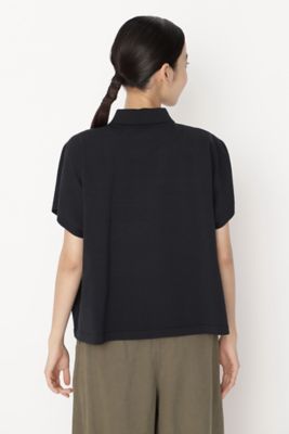 ◆衿付きボックスシルエットニット（０７７２１７０５０２）
