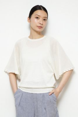 ◆フレアスリーブニット（０７７２１７０５０８）