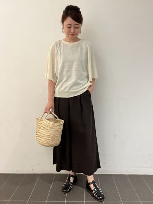 ◆フレアスリーブニット（０７７２１７０５０８）