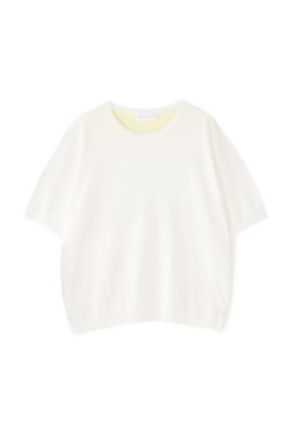 ◆ドライタッチバイカラーニットプルオーバー（０７７２１７０６０２）