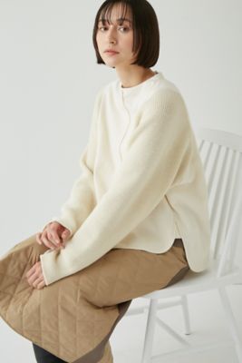 ＜human woman (Women)＞◆≪Ｊａｐａｎ　ｃｏｕｔｕｒｅ≫ニットドッキングプルオーバー（０７７２２１０００５）