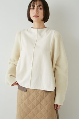 ◆≪Ｊａｐａｎ　ｃｏｕｔｕｒｅ≫ニットドッキングプルオーバー（０７７２２１０００５）