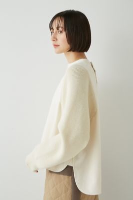◆≪Ｊａｐａｎ　ｃｏｕｔｕｒｅ≫ニットドッキングプルオーバー（０７７２２１０００５）