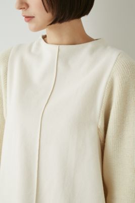 ◆≪Ｊａｐａｎ　ｃｏｕｔｕｒｅ≫ニットドッキングプルオーバー（０７７２２１０００５）