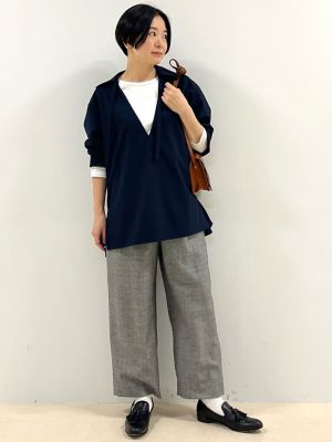 ◆レイヤードチュニックブラウス（０７７２２１０００７）