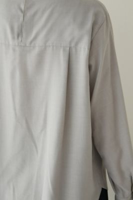 ◆衿フリルやわらかブラウス（０７７２２１０１０４）