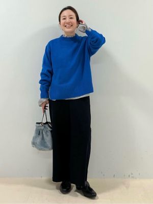 ◆衿フリルやわらかブラウス（０７７２２１０１０４）