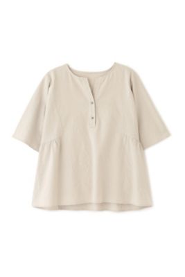◆レーヨンリネンストレッチブラウス（０７７２２１０７０３）