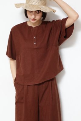 ＜human woman (Women)＞◆レーヨンリネンストレッチブラウス（０７７２２１０７０３）