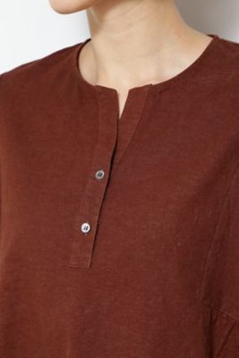 ◆レーヨンリネンストレッチブラウス（０７７２２１０７０３）