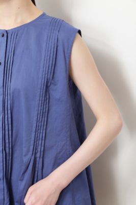 ◆≪ａｒｒｉｖｅ　５ｅ≫フロントタックノースリーブブラウス（０７７２２１０７０５）
