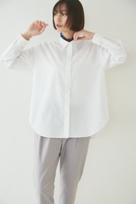 ＜human woman (Women)＞◆ベーシックロングシャツ（０７７２２１０８０４）