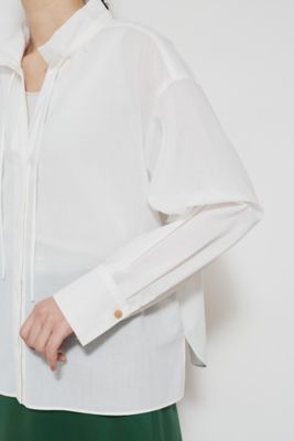 ◆５ｅ・スタンドギャザーブラウス（０７７２２１０８０６）