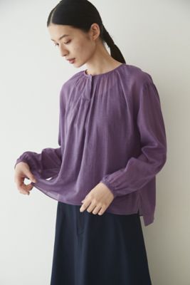 ◆綿ウールアムンゼンブラウス（０７７２２１０９００）