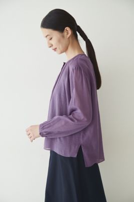 ◆綿ウールアムンゼンブラウス（０７７２２１０９００）