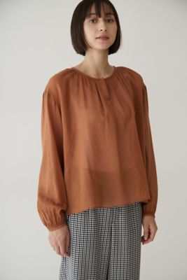 ＜human woman (Women)＞◆綿ウールアムンゼンブラウス（０７７２２１０９００）