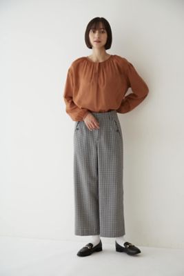 ◆綿ウールアムンゼンブラウス（０７７２２１０９００）