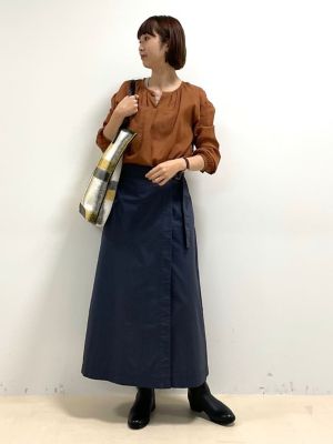 ◆綿ウールアムンゼンブラウス（０７７２２１０９００）