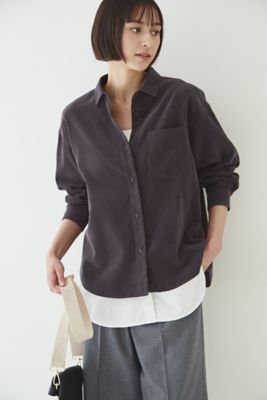 ＜human woman (Women)＞◆エアーコールシャツブラウス（０７７２２１０９０１）