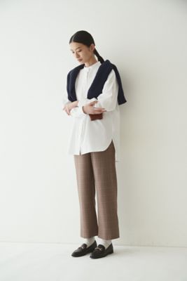 ◇ピンタックスタンドカラーブラウス（0772210908