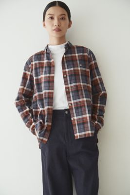 ◆チェックシャツブラウス（０７７２２１０９１０）