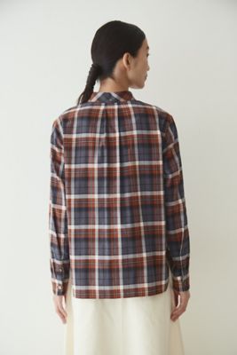 ◆チェックシャツブラウス（０７７２２１０９１０）