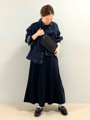 美品⭐︎human woman ウォッシャブルマーメイドスカート セール】 ◇ライトフラノウォッシャブルマーメイドスカート