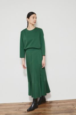 美品⭐︎human woman ウォッシャブルマーメイドスカート セール】◇ライトフラノウォッシャブルマーメイドスカート
