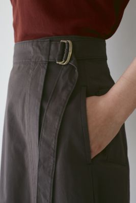 ◆ベルト付きラップスカート（０７７２２２０８０２）