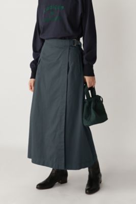 ◆ベルト付きラップスカート（０７７２２２０８０２）