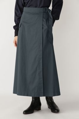 ◆ベルト付きラップスカート（０７７２２２０８０２）