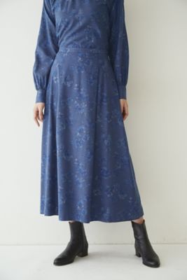 ＜human woman (Women)＞◆デニム調プリントスカート（０７７２２２０９００）