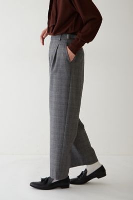 ＜human woman (Women)＞◆千鳥チェックセミワイドパンツ（０７７２２３０００４）