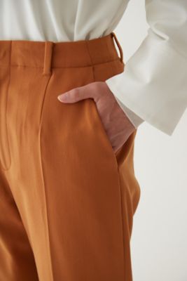 ◆ウールカラーテーパードパンツ（０７７２２３０００６）