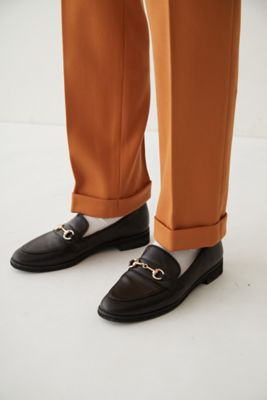 ◆ウールカラーテーパードパンツ（０７７２２３０００６）