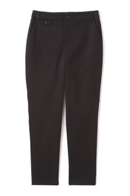 サテンストレッチスリムパンツ（０７７２２３０１０７）