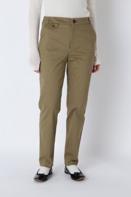 サテンストレッチスリムパンツ（０７７２２３０１０７）