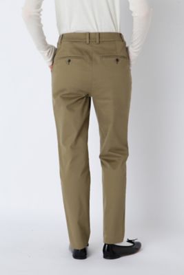 サテンストレッチスリムパンツ（０７７２２３０１０７）