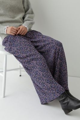【SALE】human woman (Women)/ヒューマンウーマン プリントワイドパンツ(0772230201) ピンク パンツ・ズボン【三越伊勢丹/公式】