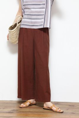 ＜human woman (Women)＞◆レーヨンリネンストレッチパンツ（０７７２２３０７０１）
