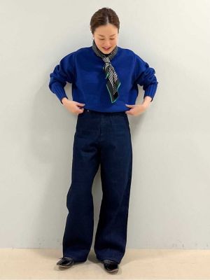 セミワイドデニム（０７７２２３０７０６）