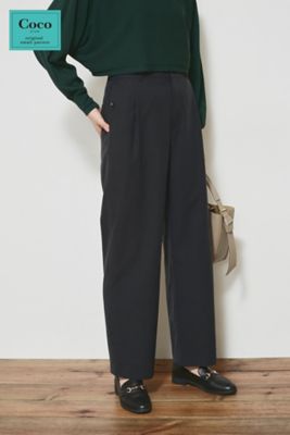 ＜human woman (Women)＞◆セルロースコットンセミワイドパンツ（０７７２２３０８０１）