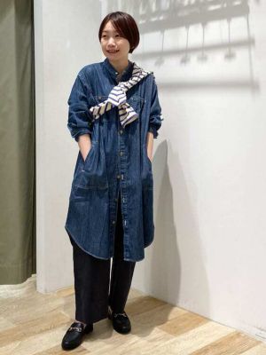 ◆セルロースコットンセミワイドパンツ（０７７２２３０８０１）