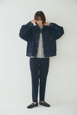 ◇ピケストレッチパンツ（0772230804） | human woman