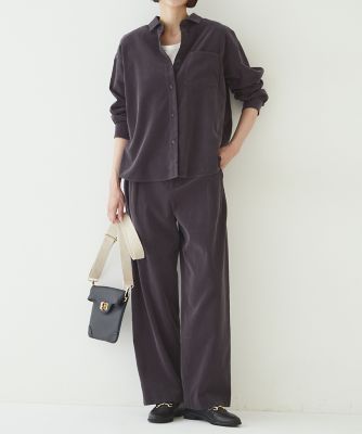 ◇エアーコールセミワイドパンツ（0772230900） | human