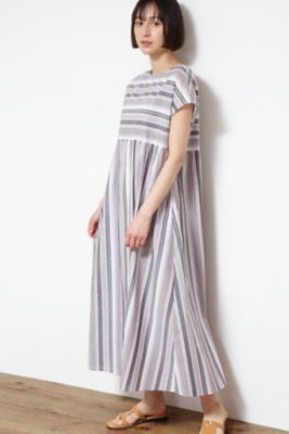 ＜human woman (Women)＞◆マルチストライプワンピース（０７７２２４０７０１）